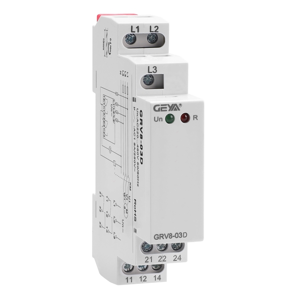GRV8 03~08型D系列三項(xiàng)電壓監(jiān)控繼電器（2組輸出）
